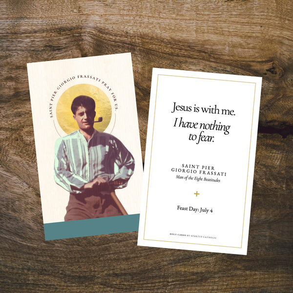 Saint Pier Giorgio Frassati Prayer Cards